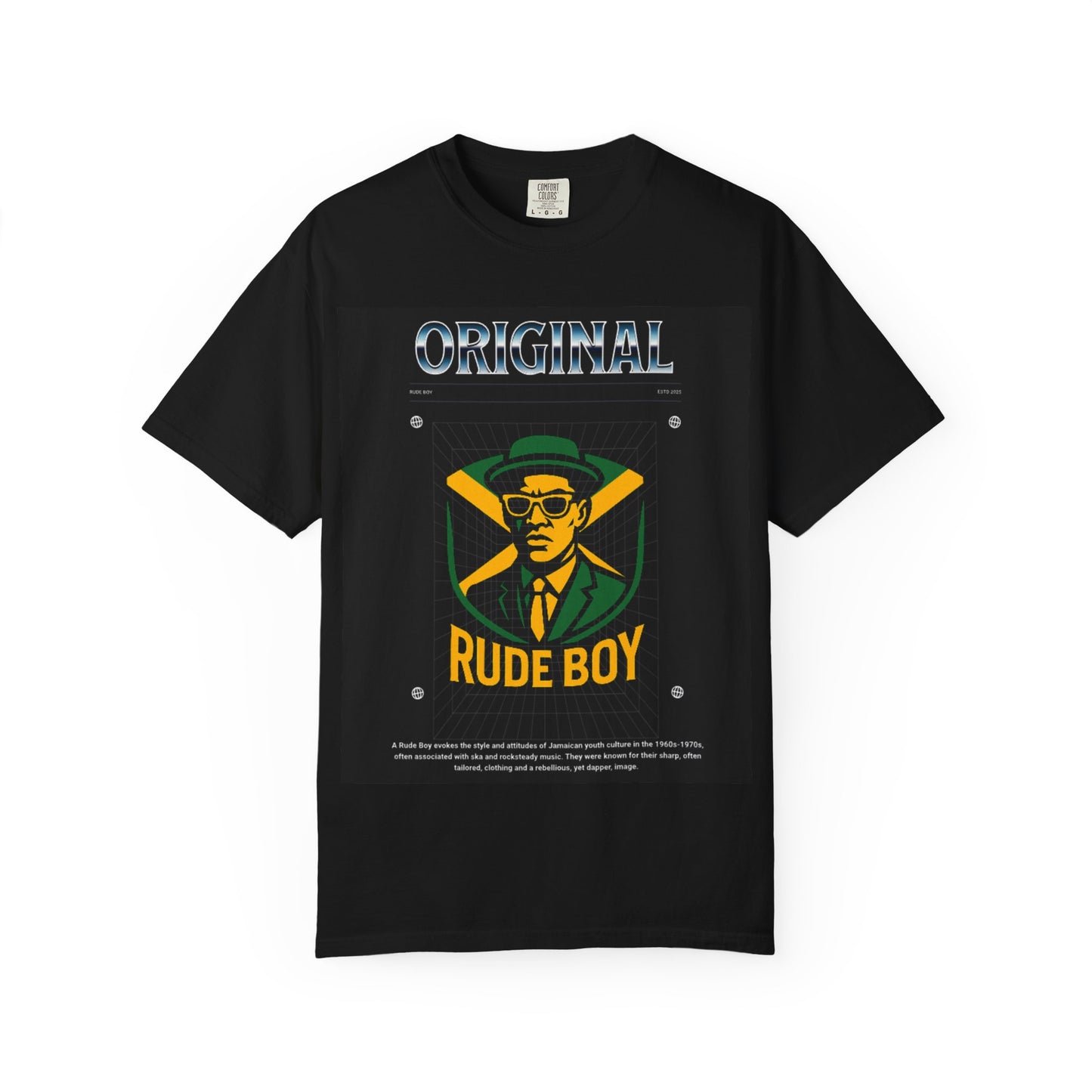 Original Rude Boy T-Shirt, Vintage Graphic Tee, Unisex Streetwear, Casual Wear, Gift for Music Lovers, Statement Tee