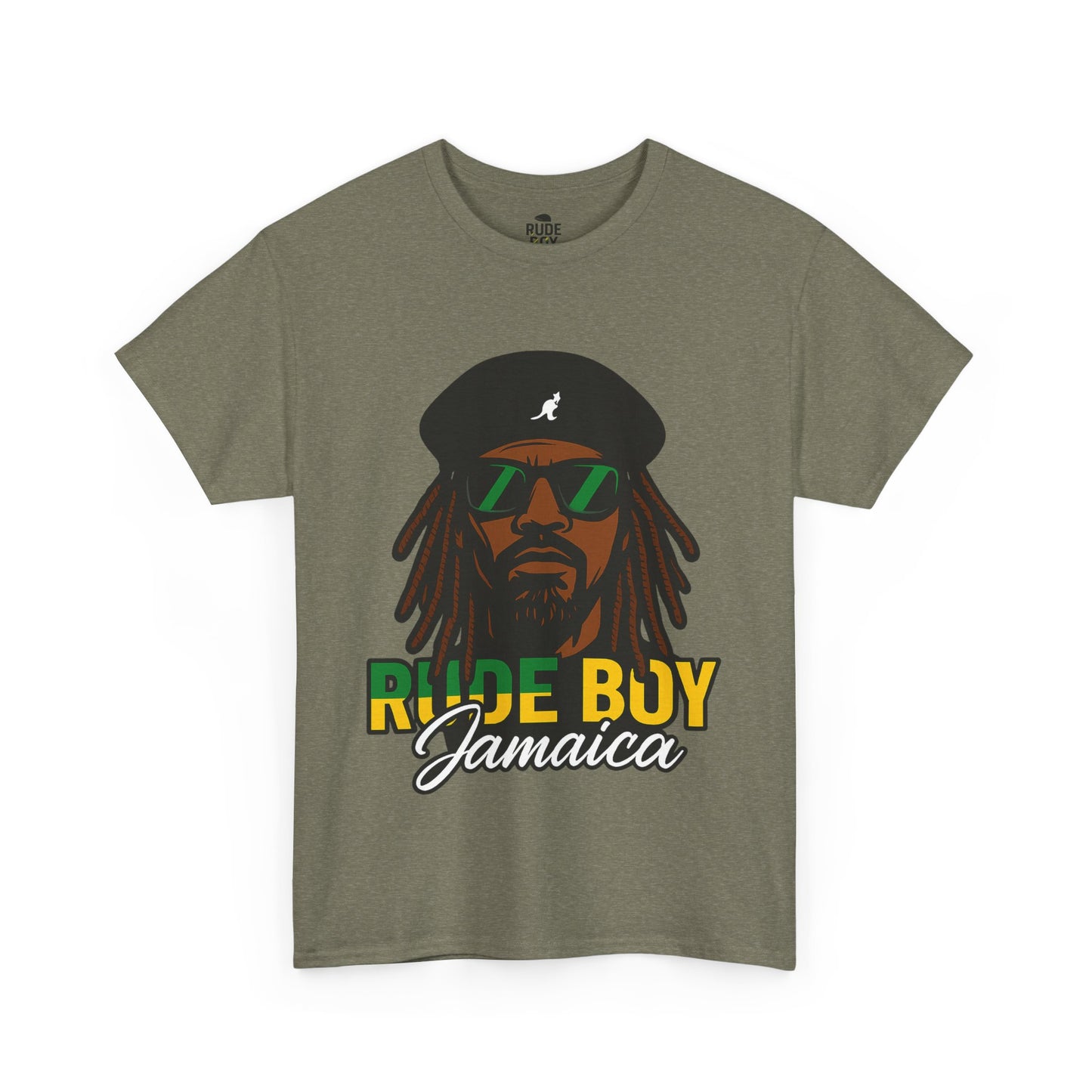 Rude Boy Jamaica Tee, Unisex Cotton Shirt, Rastafarian Style, Music Lovers
