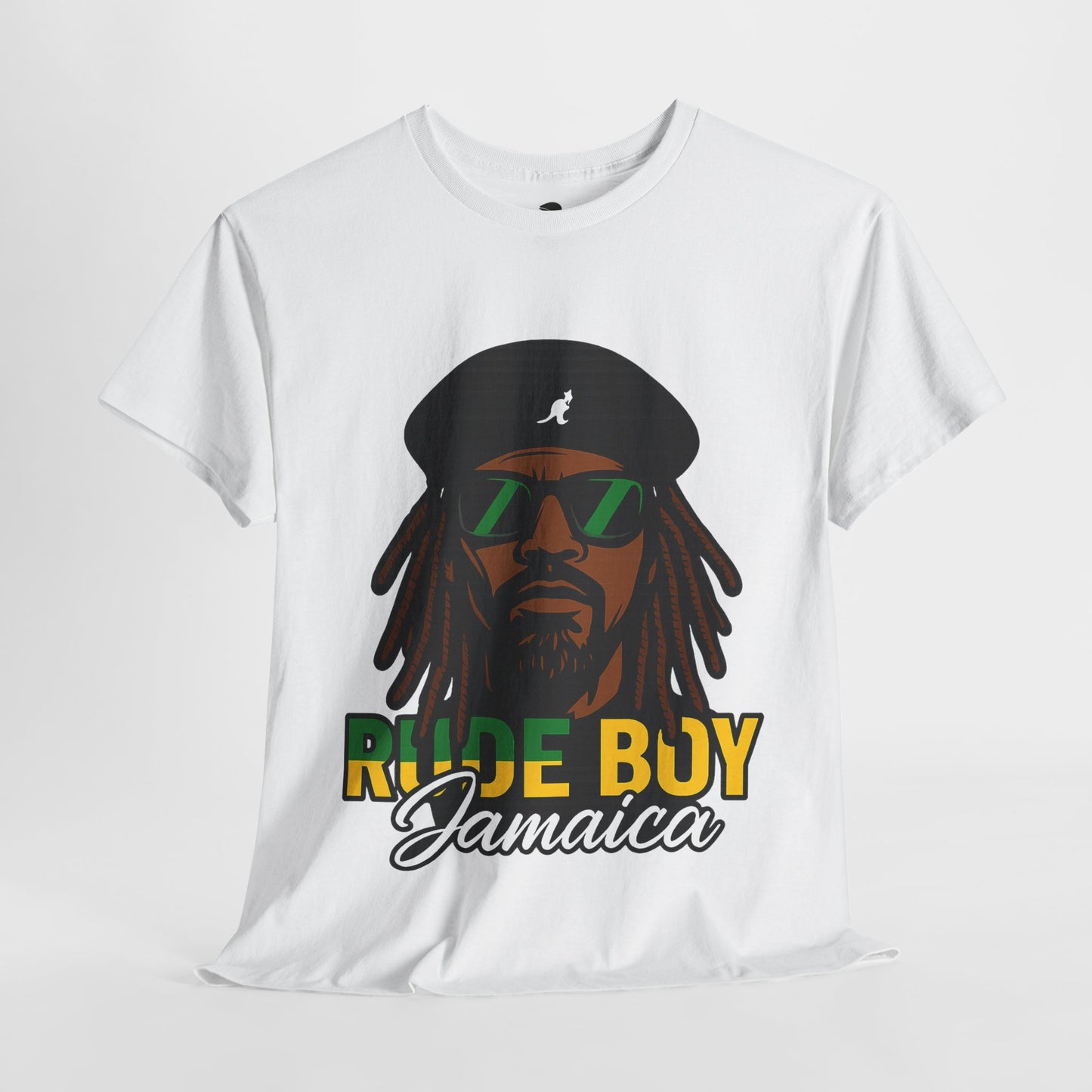 Rude Boy Jamaica Tee, Unisex Cotton Shirt, Rastafarian Style, Music Lovers