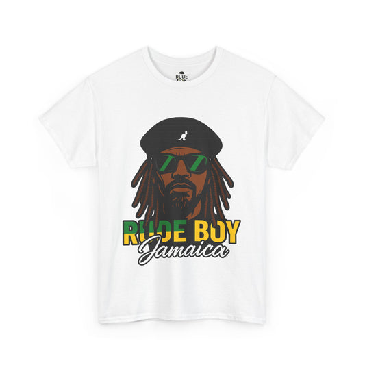 Rude Boy Jamaica Tee, Unisex Cotton Shirt, Rastafarian Style, Music Lovers
