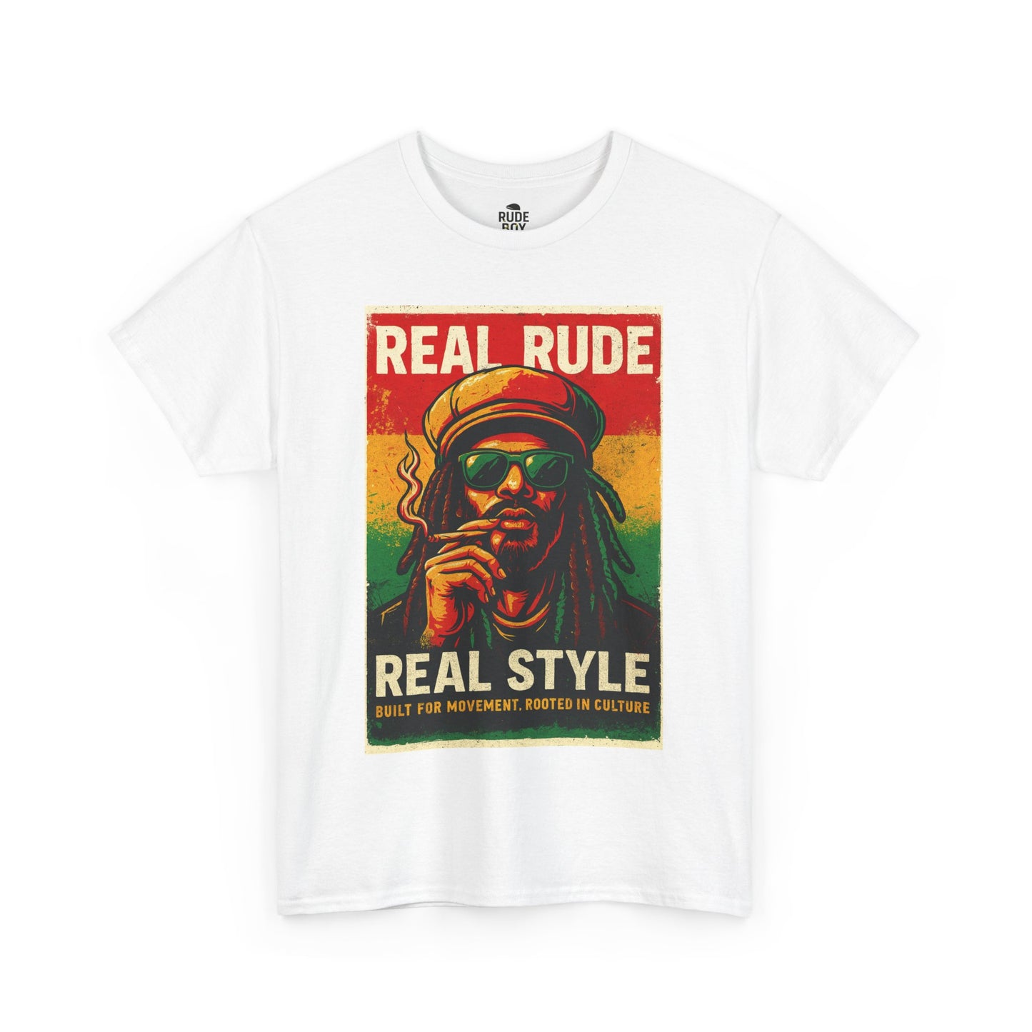 Retro Rude Style Cotton Tee, Unisex Tee, Festival Shirt, Streetwear, Graphic Tee, Gift for Music Lovers