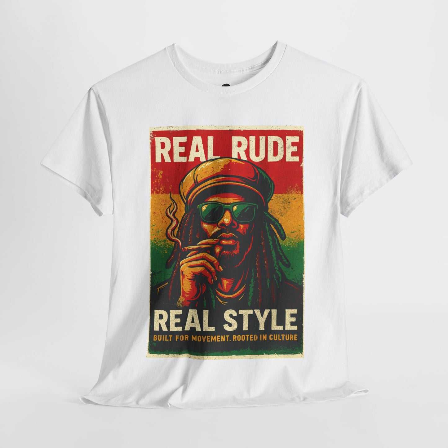 Retro Rude Style Cotton Tee, Unisex Tee, Festival Shirt, Streetwear, Graphic Tee, Gift for Music Lovers