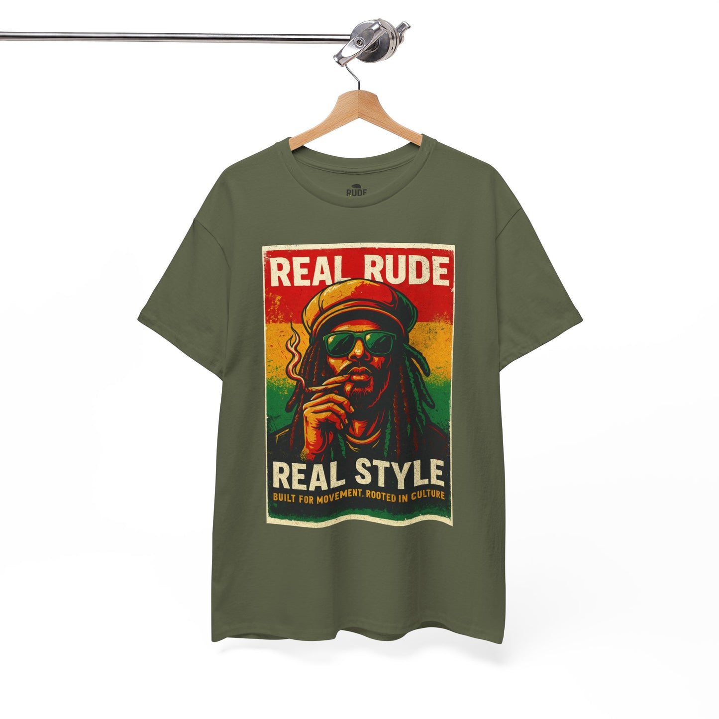 Retro Rude Style Cotton Tee, Unisex Tee, Festival Shirt, Streetwear, Graphic Tee, Gift for Music Lovers