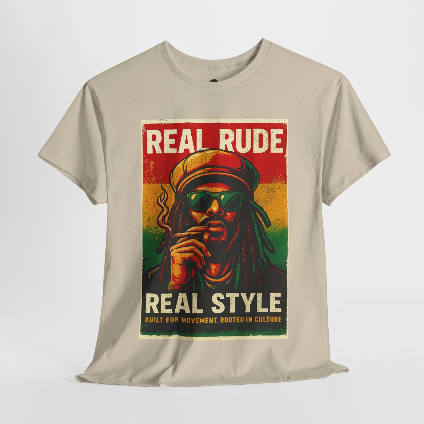 Retro Rude Style Cotton Tee, Unisex Tee, Festival Shirt, Streetwear, Graphic Tee, Gift for Music Lovers