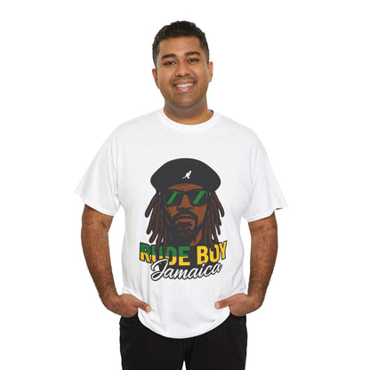 Rude Boy Jamaica Tee, Unisex Cotton Shirt, Rastafarian Style, Music Lovers