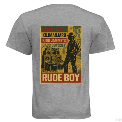 Dark Heather Grey (60/40) - BACK